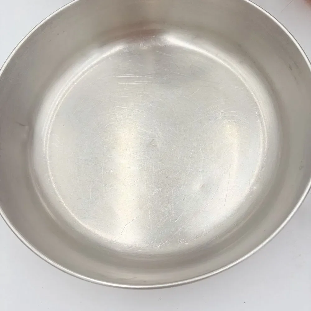 Vintage Revere Ware Copper Clad 9 Pc Cookware Set USA 1950s-60s Patent Pots Lids